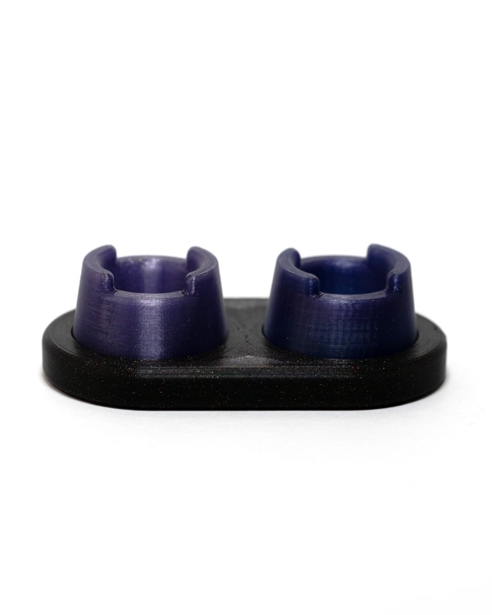 Galaxy Black Doc with two Nebula bubble cap holders. 