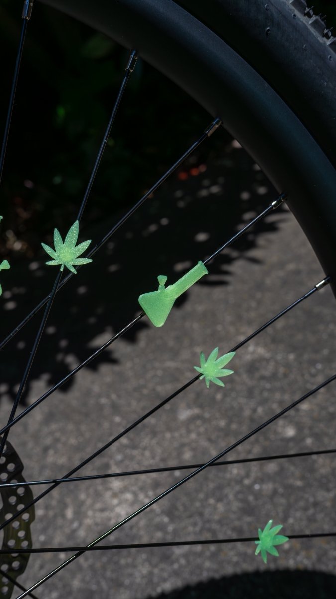 8x stoner Bike Spoke Decorations - weed bicycle spoke gift for him or her