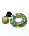 Green drips - Blazer big shot gt 8000 resin base, knob, and bubble cap holder.