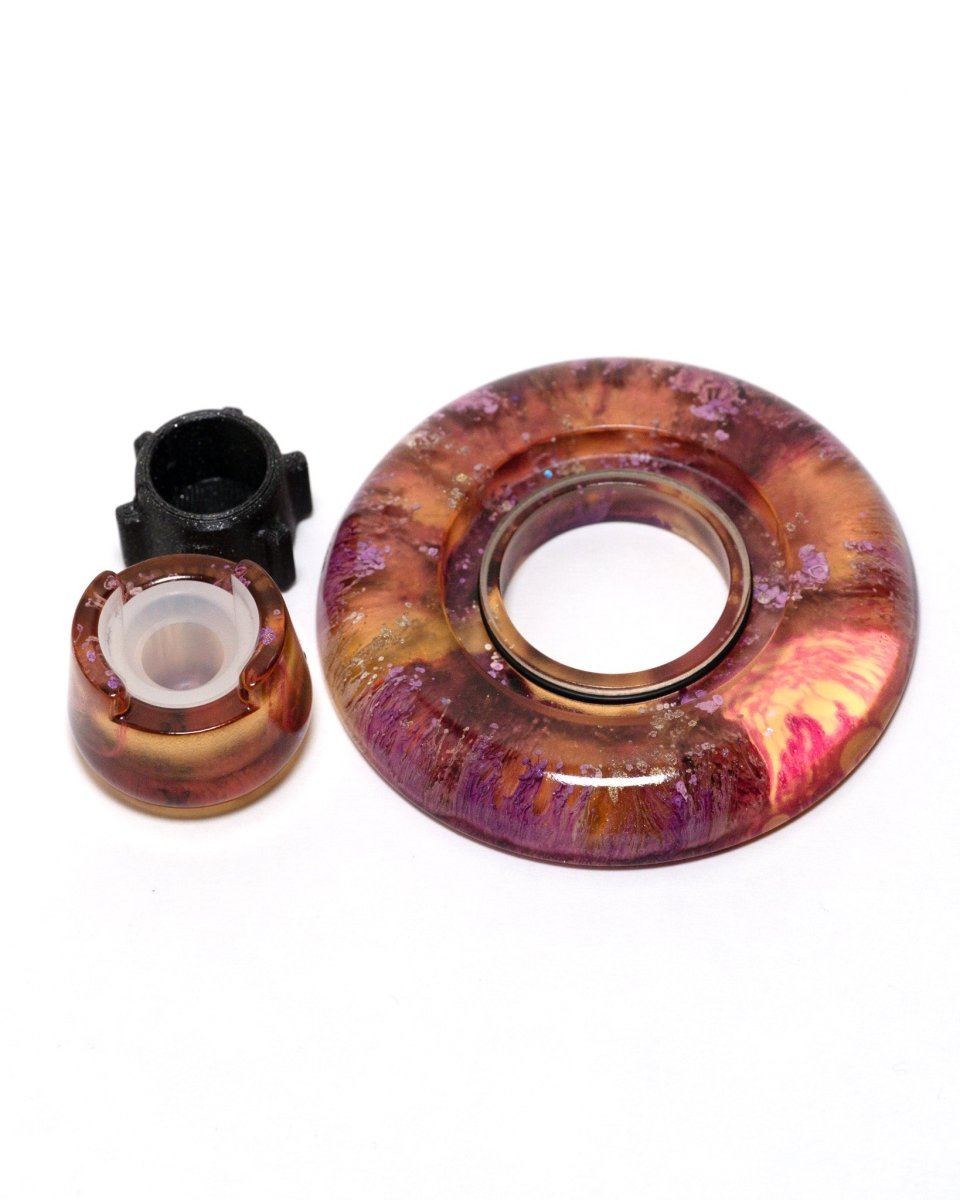 Purple drips - Blazer big shot gt 8000 resin base, knob, and bubble cap holder.