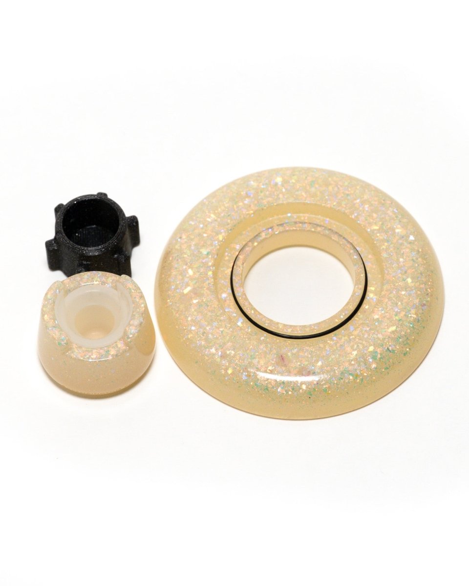 Glitter Cream - Blazer big shot gt 8000 resin base, knob, and bubble cap holder.