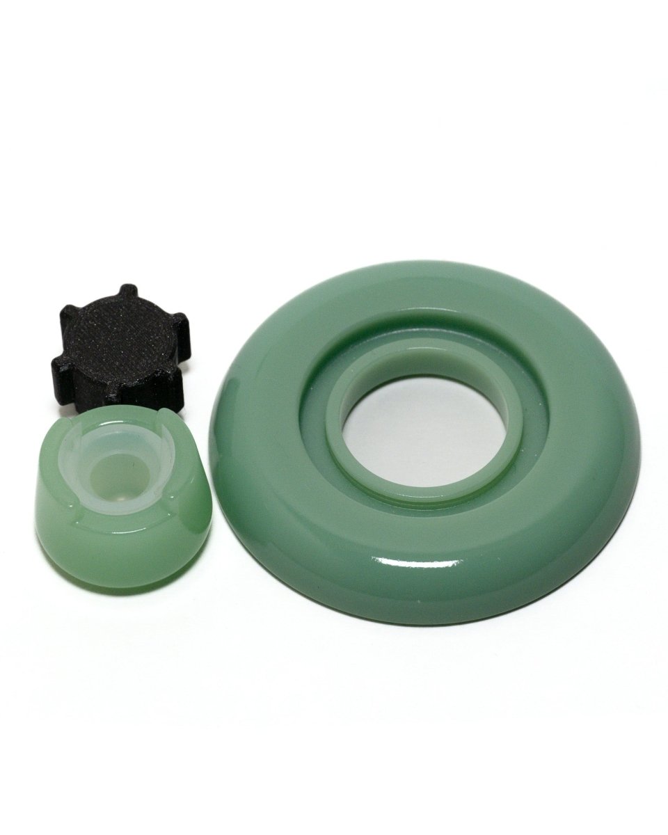 Teal - Blazer big shot gt 8000 resin base, knob, and bubble cap holder.
