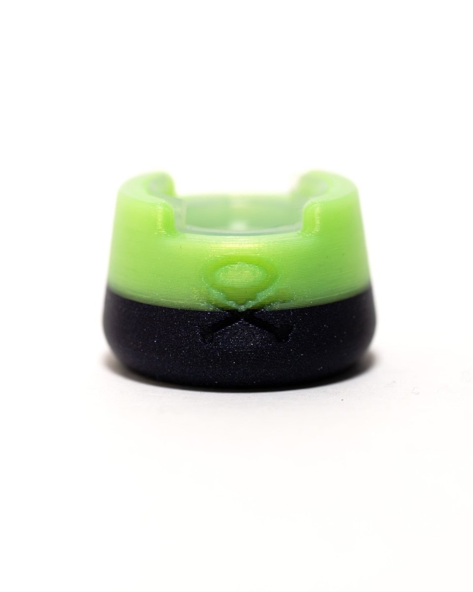 Bubble cap holder with included silicone insert: - Foul Gas  - great for carb caps, dab tools, and marbles.