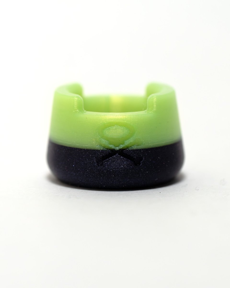 Bubble cap holder with included silicone insert: - Foul Gas  - great for carb caps, dab tools, and marbles