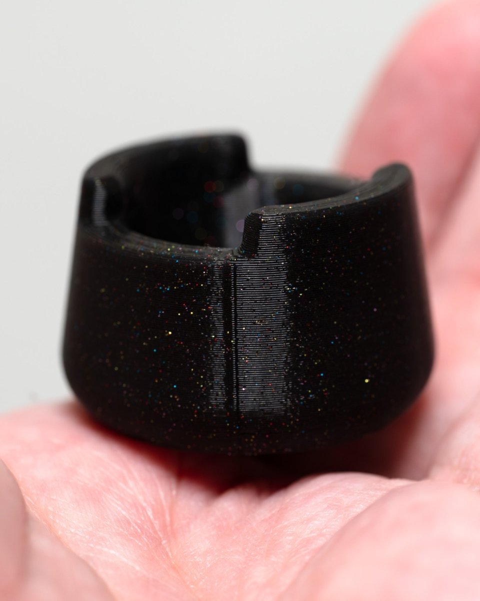 Galaxy Black - Bubble Cap Holder & Puffco Pivot base.