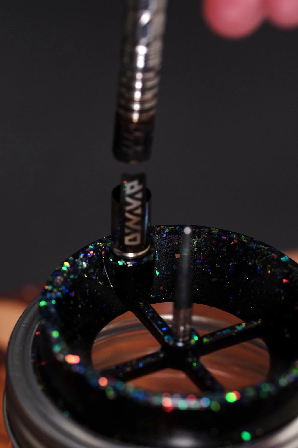 Mason jar ashtray Lid for wide mouth mason jars - LID ONLY perfect for dynavap vapcap