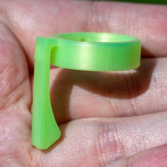Ooze Green Puffco Pivot pocket clip.