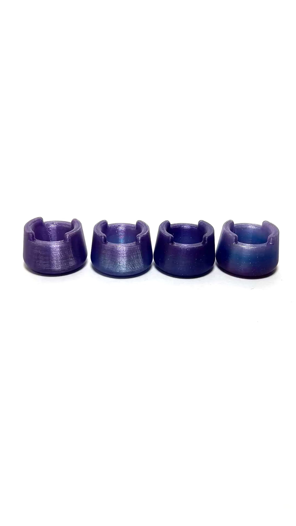 Showing off the capabilities of holding, puffco pivot mouth pieces, and puffco pivot base.