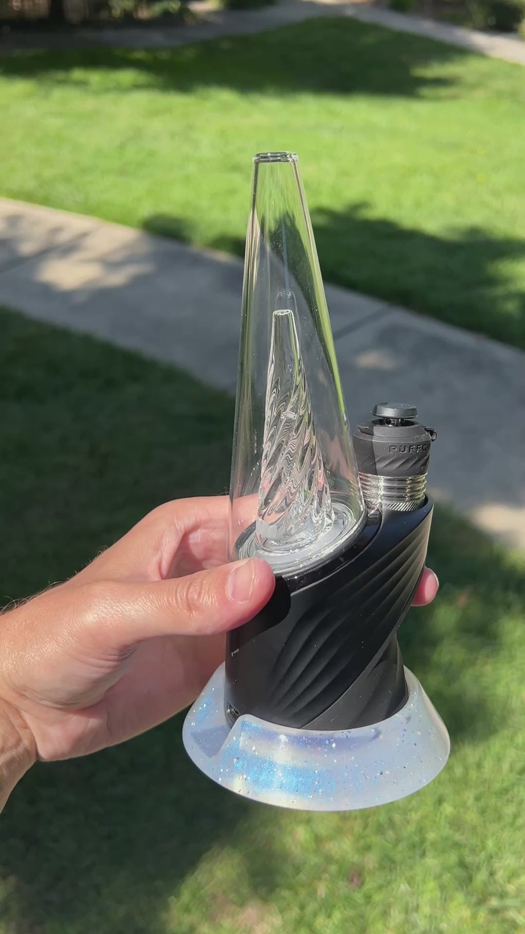 Resin Puffco Peak Pro and Peak Pro 3DXL Stabilizer Base | Anti-Tip Stand