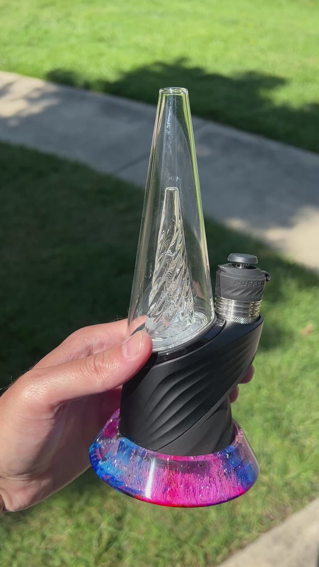 Resin Puffco Peak Pro and Peak Pro 3DXL Stabilizer Base | Anti-Tip Stand