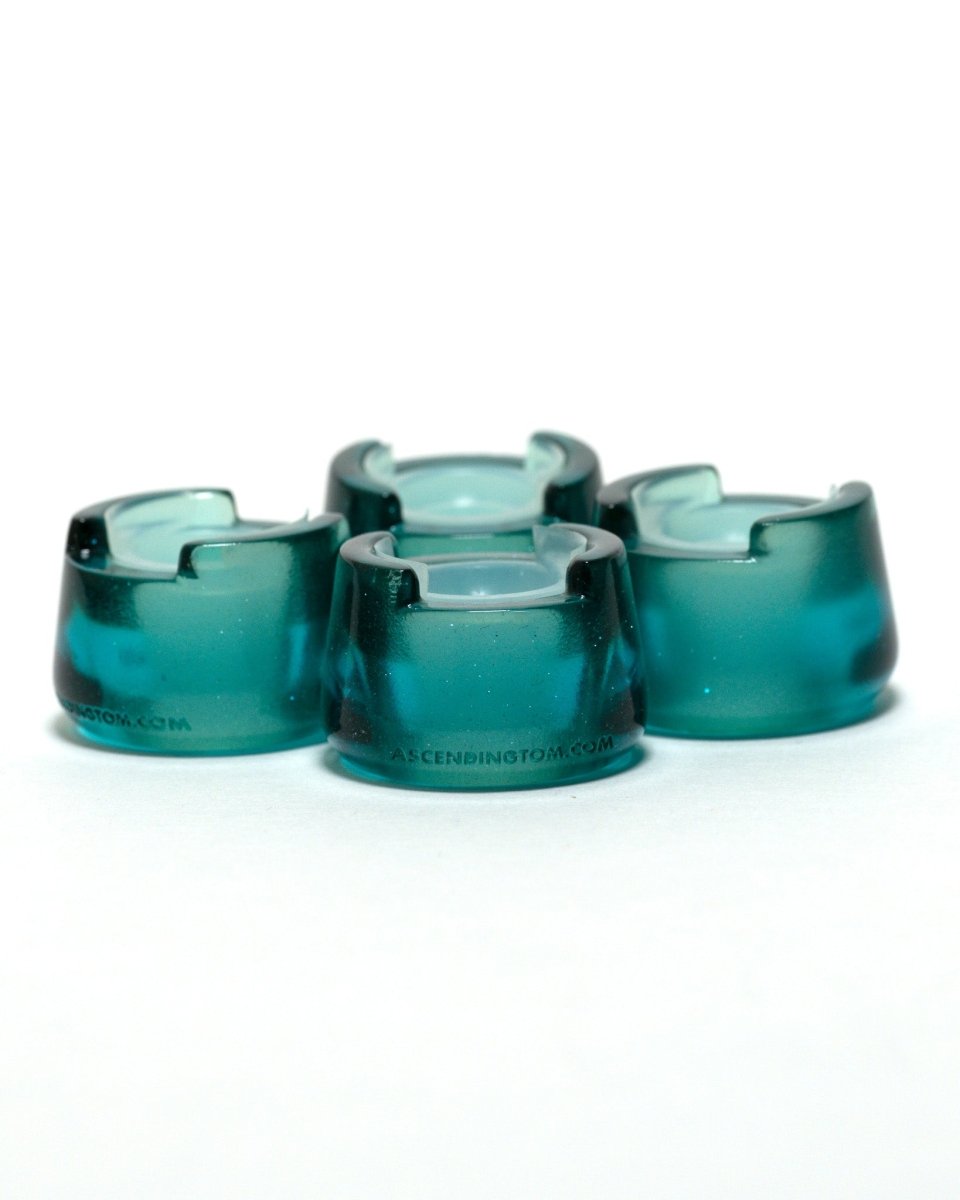Blue - Bubble Cap Holder with silicone insert.