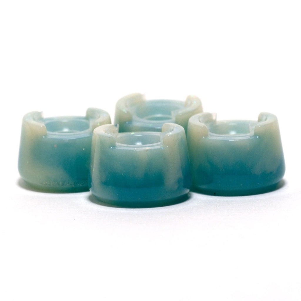 Blue clouds - Bubble Cap Holder with silicone insert.